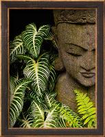 Statue in a Garden Location Information: Chiang Mai, Thailand-Bruno Ehrs-Framed Photographic Print