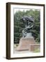 Statue in a Garden-null-Framed Giclee Print