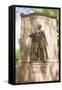 Statue in Boston Commons-Joseph Sohm-Framed Stretched Canvas