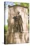 Statue in Boston Commons-Joseph Sohm-Stretched Canvas