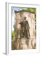 Statue in Boston Commons-Joseph Sohm-Framed Photographic Print