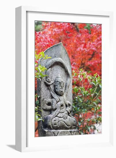 Statue in Daisho-In Buddhist Temple, Miyajima Island, Hiroshima Prefecture, Honshu, Japan, Asia-Christian Kober-Framed Photographic Print