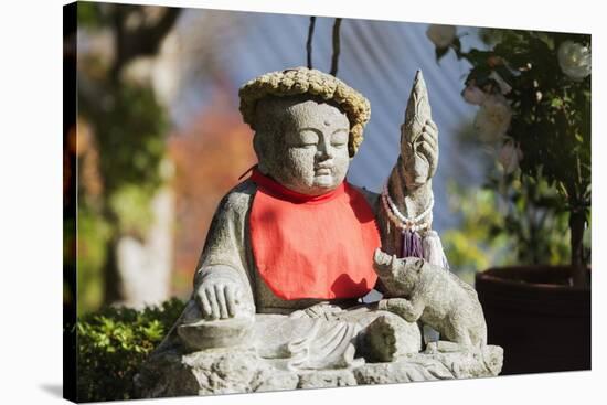 Statue in Daisho-In Buddhist Temple, Miyajima Island, Hiroshima Prefecture, Honshu, Japan, Asia-Christian Kober-Stretched Canvas