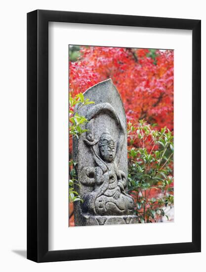 Statue in Daisho-In Buddhist Temple, Miyajima Island, Hiroshima Prefecture, Honshu, Japan, Asia-Christian Kober-Framed Photographic Print