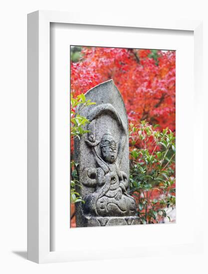 Statue in Daisho-In Buddhist Temple, Miyajima Island, Hiroshima Prefecture, Honshu, Japan, Asia-Christian Kober-Framed Photographic Print