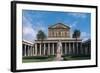 Statue in Front of a Church, Basilica of St Paul Outside the Walls, Rome, Lazio, Italy-null-Framed Giclee Print