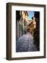 Statue in Front of Church of Spello-Terry Eggers-Framed Photographic Print