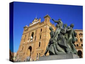 Statue in Front of the Bullring in the Plaza De Toros in Madrid, Spain, Europe-Nigel Francis-Stretched Canvas