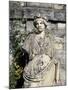 Statue in Gardens of Peles Castle-null-Mounted Giclee Print