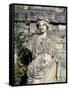 Statue in Gardens of Peles Castle-null-Framed Stretched Canvas