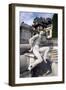 Statue in Gardens of Peles Castle-null-Framed Giclee Print