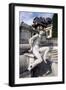 Statue in Gardens of Peles Castle-null-Framed Giclee Print