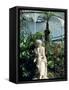 Statue in Glasshouse at the Botanic Gardens, Glasgow, Scotland, United Kingdom-Adam Woolfitt-Framed Stretched Canvas