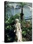 Statue in Glasshouse at the Botanic Gardens, Glasgow, Scotland, United Kingdom-Adam Woolfitt-Stretched Canvas