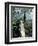 Statue in Glasshouse at the Botanic Gardens, Glasgow, Scotland, United Kingdom-Adam Woolfitt-Framed Photographic Print