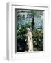 Statue in Glasshouse at the Botanic Gardens, Glasgow, Scotland, United Kingdom-Adam Woolfitt-Framed Photographic Print