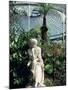 Statue in Glasshouse at the Botanic Gardens, Glasgow, Scotland, United Kingdom-Adam Woolfitt-Mounted Photographic Print