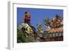 Statue in Hainan Temple, Nathon City, Koh Samui Island, Thailand, Southeast Asia, Asia-Richard Cummins-Framed Photographic Print