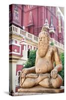 Statue in Laxmi Narayan Temple-Marina Pissarova-Stretched Canvas