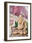 Statue in Laxmi Narayan Temple-Marina Pissarova-Framed Photographic Print