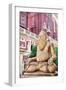 Statue in Laxmi Narayan Temple-Marina Pissarova-Framed Photographic Print