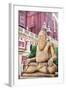 Statue in Laxmi Narayan Temple-Marina Pissarova-Framed Photographic Print