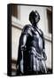 Statue in London-Felipe Rodriguez-Framed Stretched Canvas