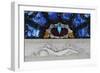 Statue in Marble and Stained Glass, Tettuccio Thermal Baths-null-Framed Giclee Print