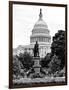 Statue in Memory of James A.Carfield before the Capitol Building, US Congress, Washington D.C-Philippe Hugonnard-Framed Photographic Print