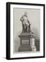 Statue in Nelson-Square-null-Framed Premium Giclee Print