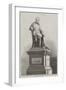 Statue in Nelson-Square-null-Framed Premium Giclee Print