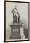 Statue in Nelson-Square-null-Framed Premium Giclee Print