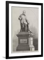 Statue in Nelson-Square-null-Framed Giclee Print