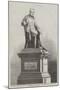 Statue in Nelson-Square-null-Mounted Giclee Print