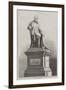 Statue in Nelson-Square-null-Framed Premium Giclee Print