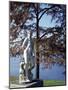 Statue in Park of Villa Melzi D'Eril, Bellagio, Italy-null-Mounted Giclee Print