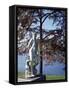 Statue in Park of Villa Melzi D'Eril, Bellagio, Italy-null-Framed Stretched Canvas