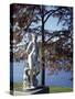 Statue in Park of Villa Melzi D'Eril, Bellagio, Italy-null-Stretched Canvas
