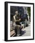Statue in Quincy Market, Boston, Massachusetts, New England, USA-Amanda Hall-Framed Photographic Print