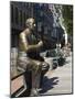 Statue in Quincy Market, Boston, Massachusetts, New England, USA-Amanda Hall-Mounted Photographic Print