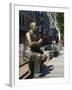 Statue in Quincy Market, Boston, Massachusetts, New England, USA-Amanda Hall-Framed Photographic Print