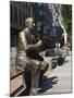 Statue in Quincy Market, Boston, Massachusetts, New England, USA-Amanda Hall-Mounted Photographic Print