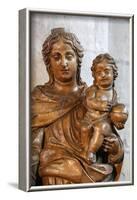 Statue in Saint Maurice's church, Lille, Nord, France-Godong-Framed Photographic Print