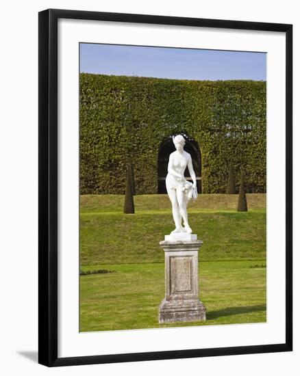 Statue in the Garden at Hampton Court Palace-Rudy Sulgan-Framed Photographic Print