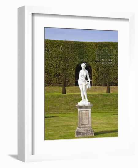 Statue in the Garden at Hampton Court Palace-Rudy Sulgan-Framed Photographic Print