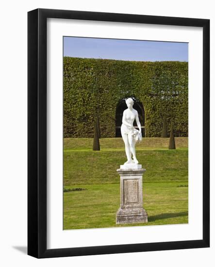 Statue in the Garden at Hampton Court Palace-Rudy Sulgan-Framed Photographic Print