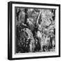 Statue in the Giardini Pubblici, Castello-Simon Marsden-Framed Giclee Print