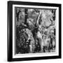 Statue in the Giardini Pubblici, Castello-Simon Marsden-Framed Giclee Print