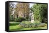 Statue in the Luxembourg Gardens, Paris, France, Europe-G & M Therin-Weise-Framed Stretched Canvas