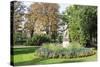 Statue in the Luxembourg Gardens, Paris, France, Europe-G & M Therin-Weise-Stretched Canvas